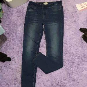 Blue trendy jeans